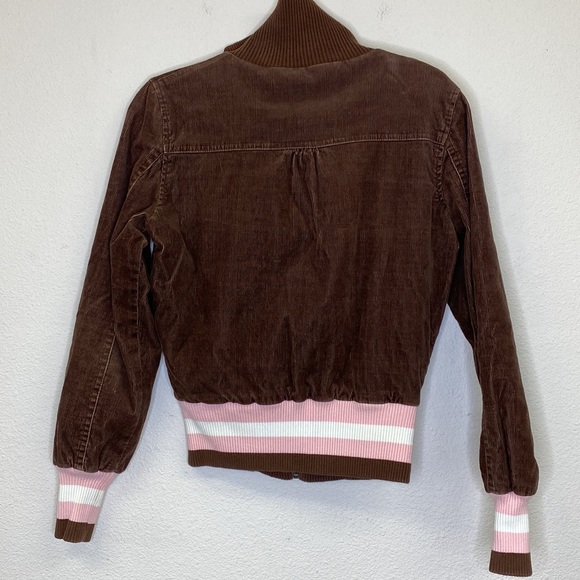 Twenty One Corduroy Bomber Jacket Size Small - Picture 6 of 11